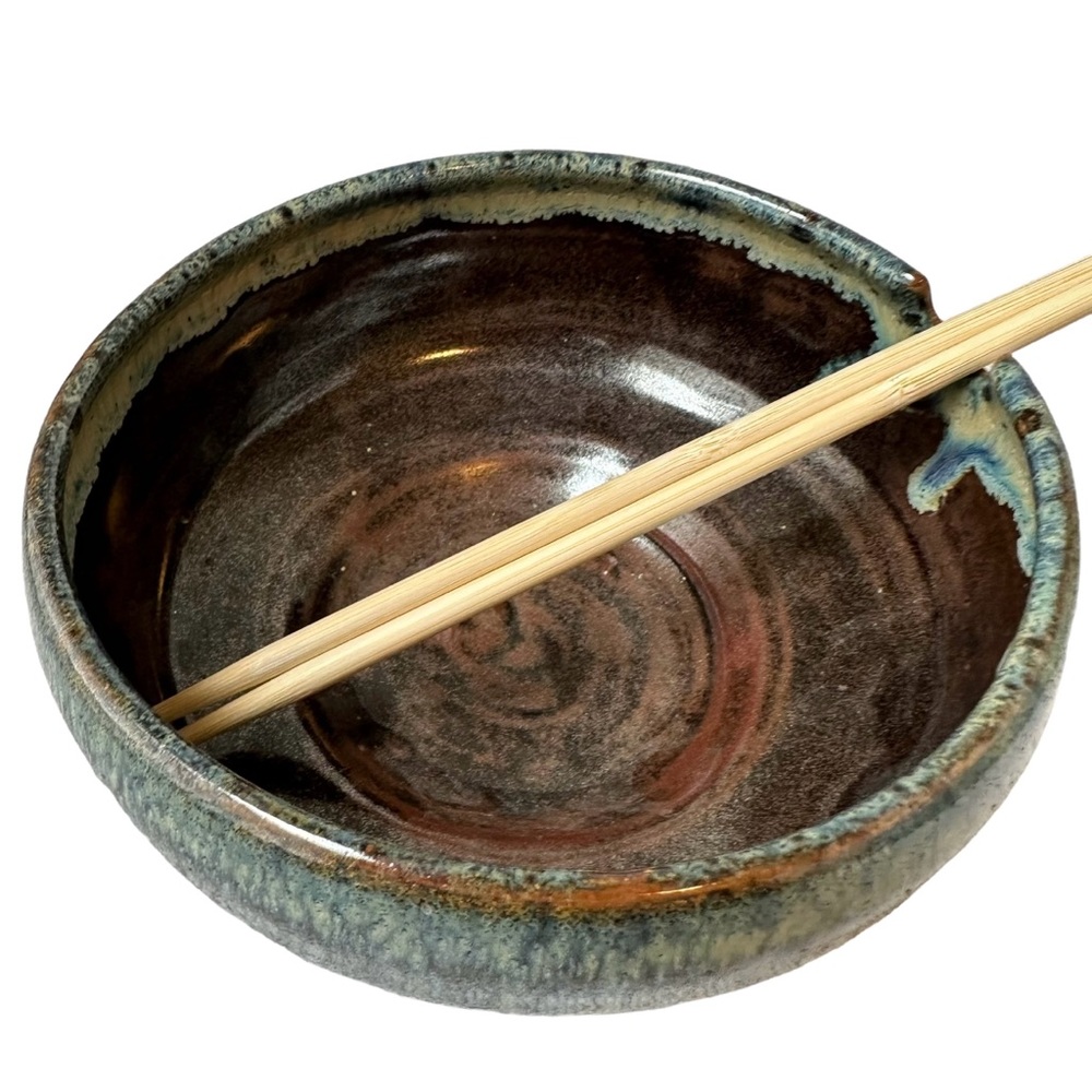 Glazed Ceramic Rice Bowl